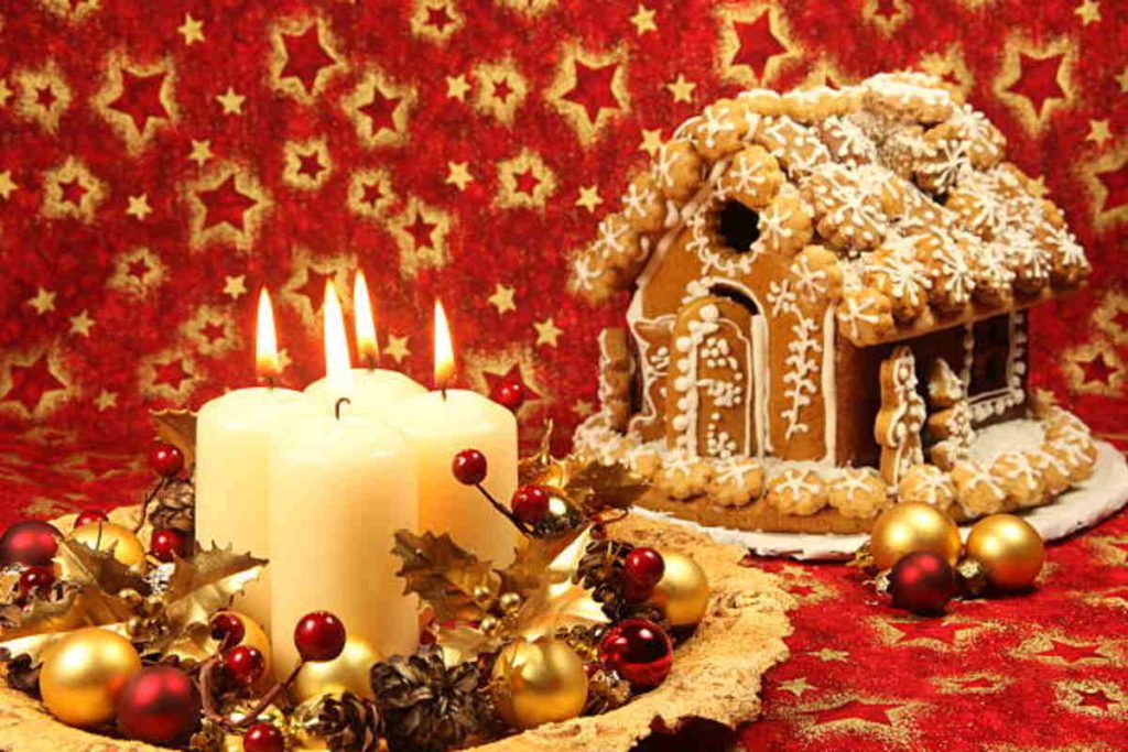 Lighted Gingerbread House