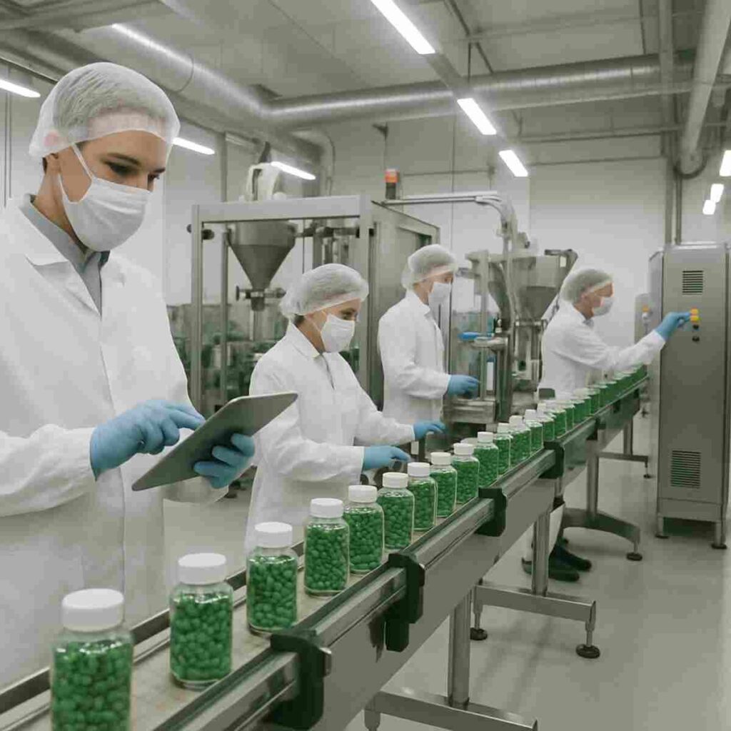 manufacturing of supplements